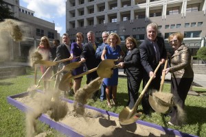 Pastor Paula White, New Destiny Church; Ruffin Rhodes, Rhodes+Brito, Brian Walsh, Collage; Carol Wick, CEO of Harbor House; Mayor Buddy Dyer, City of Orlando; John & Ultima Morgan, Morgan & Morgan; Mayor Teresa Jacobs, Orange County; Mark Waltrip, Westgate Resorts; Beverly Paulk, Harbor House Board Member.